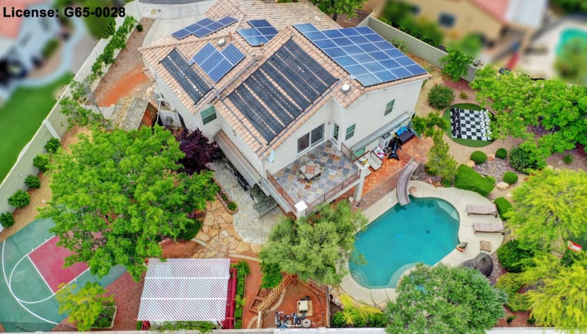 Summerlin Private Resort Pool Spa Sauna Game Room