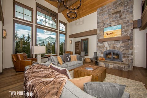 Ski-In/Out Mountain Estate | Hot Tub | Game Room
