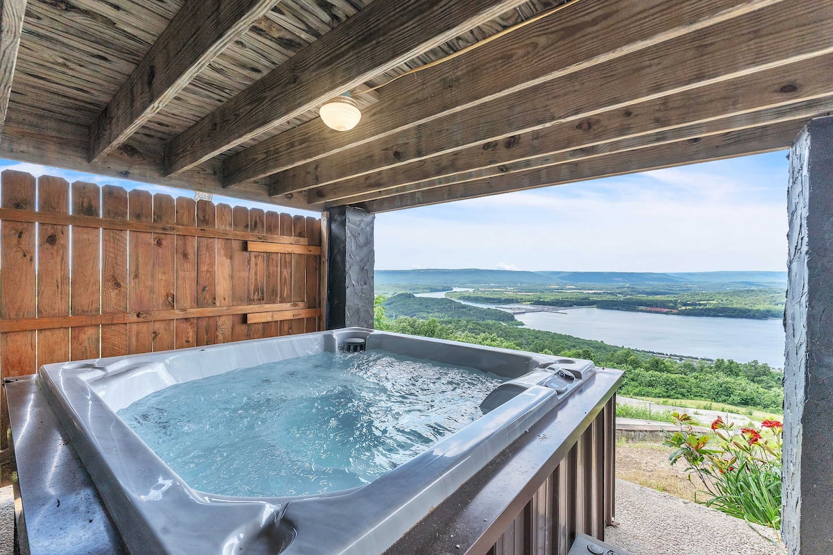 Rivers Ledge Cabin with breathtaking views, hot tu - Cabins for