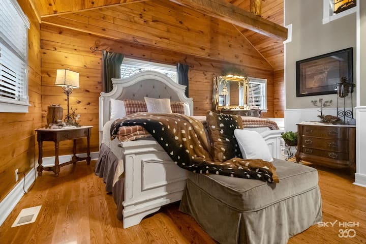 Gjej një ndjesi të thellë paqeje në kabinën e bishtit të bardhë.