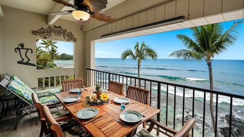 Stunning Top Floor Ocean Front Condo | AC & WIFI