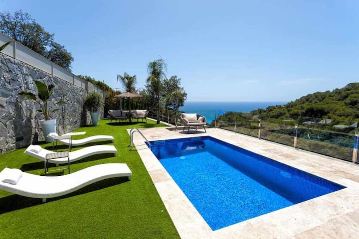 Luxury with private beach views