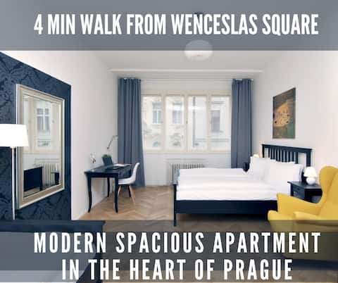 Mila - 4 Br 2 Ba 4 min walk from Wenceslas Square