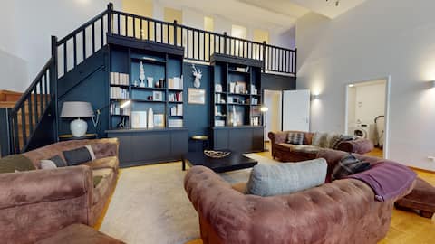 haussmann duplex 5br 3bth city center 225m2