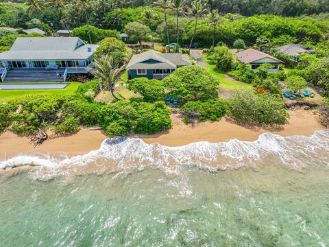 Hale Makai Beachfront Home, Anahola Bay, TVNC#5065