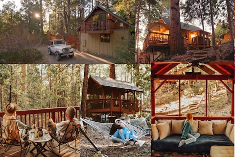Top Airbnb: Idyllbrook | Brookside Gazebo | Fenced Deck, EV in Idyllwild Pine Cove