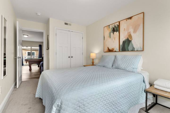 Bedroom #2 with queen bed.