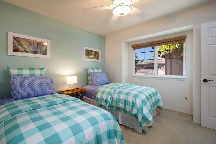 Spálňa pre hostí s oddelenými posteľami