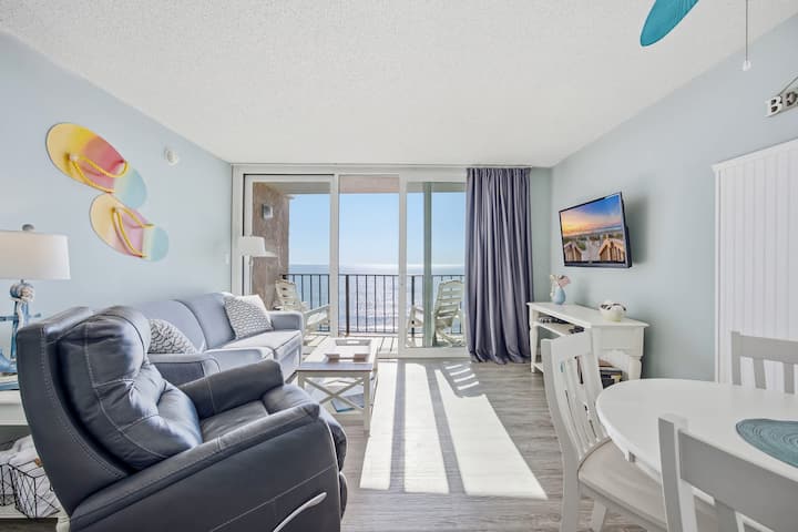 ¡Suite Frente Al Mar Y Balcón Privado + Vistas Al Mar!    Camina Hasta Comer Comprar Y Jugar - North Myrtle Beach, SC