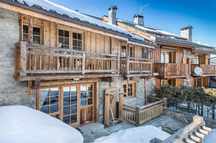 Chalet Traditionnel Avec Jacuzzi Et Sauna - Méribel