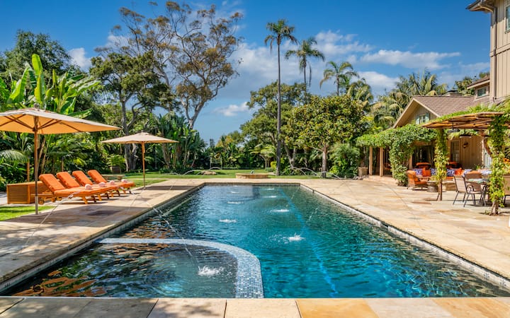 Sea Ranch - 4 Acres, Pool, Walk To Beaches - Montecito, CA