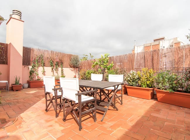 Private terrace at Sagrada Familia