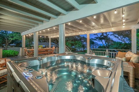 Moani Kai - Beachfront,Gated,Hot tub,Pickleball Ct
