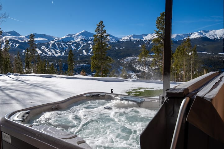 Luxury Mountain Home With Stunning Views, Hot Tub, Theater & Game Room - Breckenridge, CO