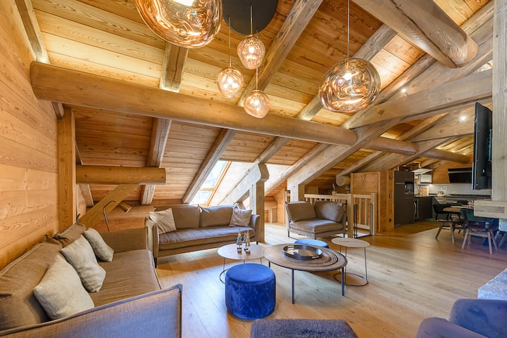 Lcz - Ski In/out Luxueux Chalet 5*, Centre - 13p - La Clusaz