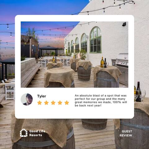 Resort Perks: 12BR, 48 Guests, Prime Downtown gallery image 5