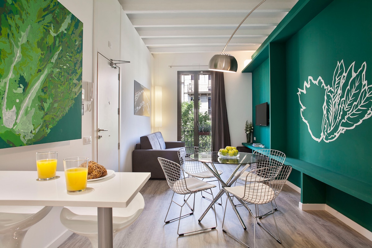 Top Airbnb: ADN 22 - Habitat Apartments in Hostafrancs
