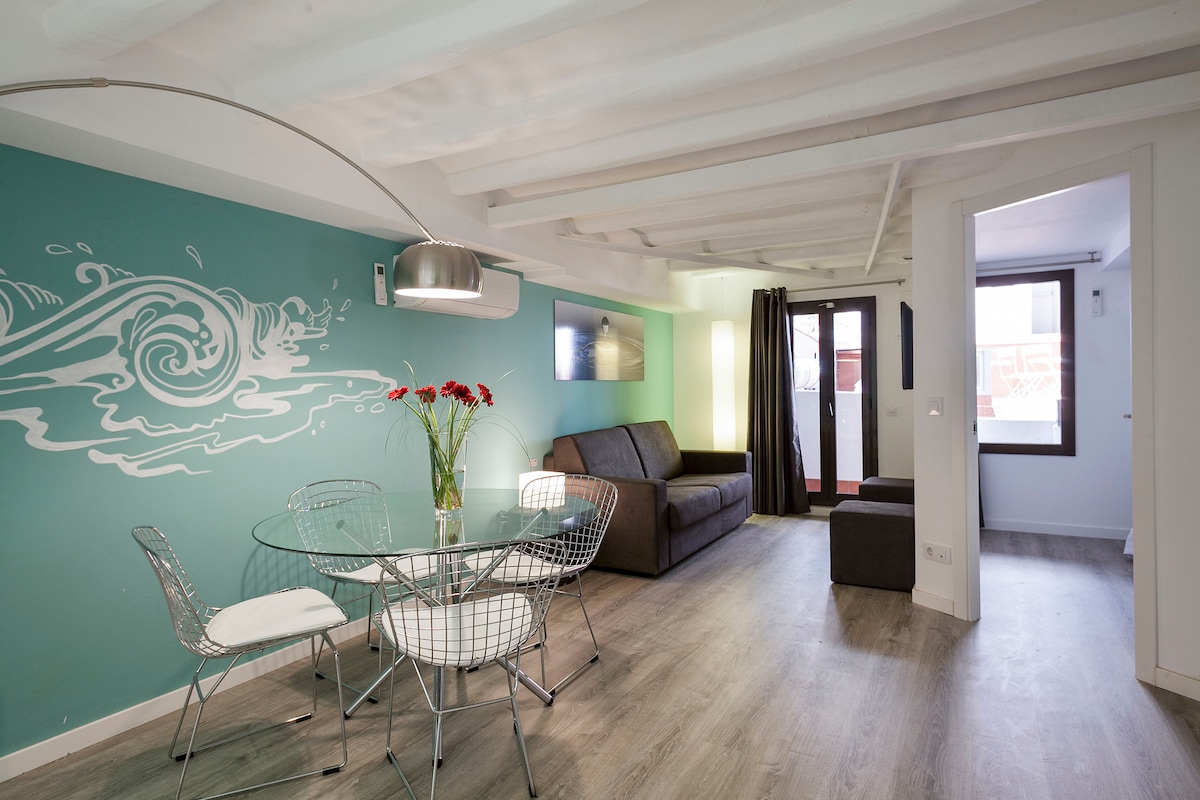 Top Airbnb: ADN Ground - Habitat Apartments en Hostafrancs