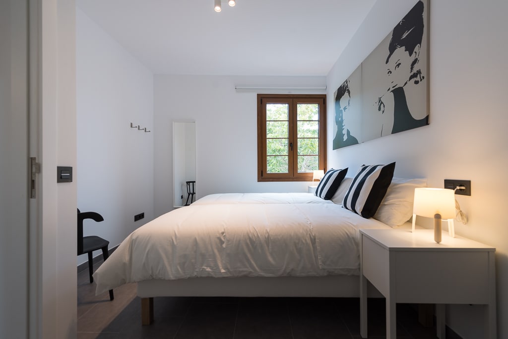 Spálňa a 2 lôžka  viskoelastický matrac