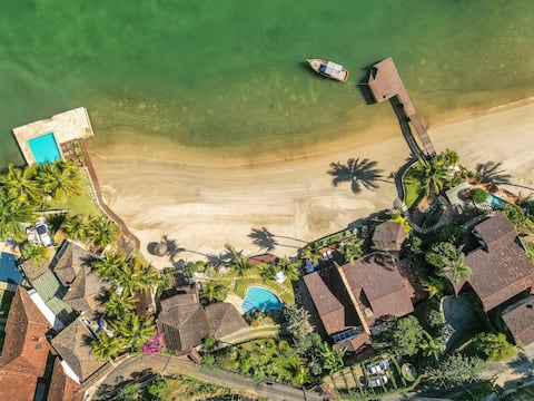 House in Angra dos Reis with pool, beach and sauna