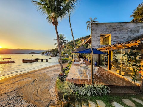 House in Angra dos Reis with pool, beach and sauna