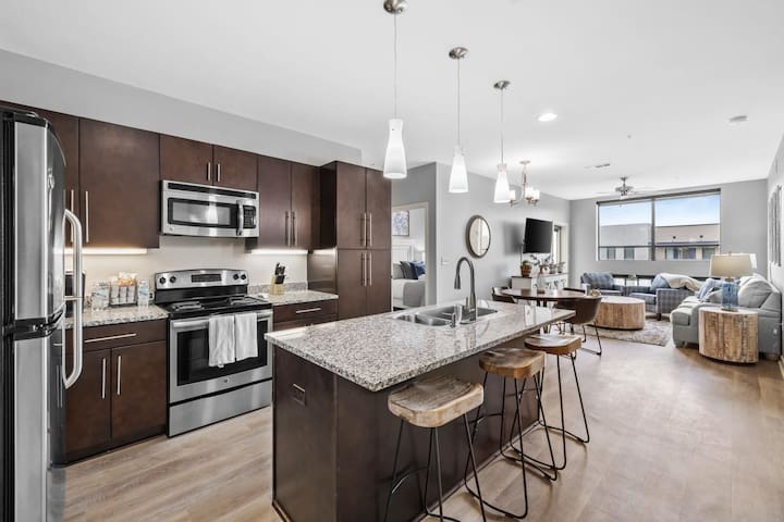 Luxurious Large 2 bed 2 bath Downtown Condo- #402