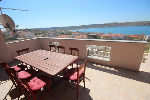 Apartments Njaco - Three Bedroom Apartment with Sea View (A6)