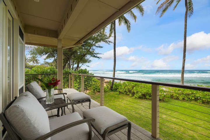 Beachfront Luxury Dream House with A/C & Gym!