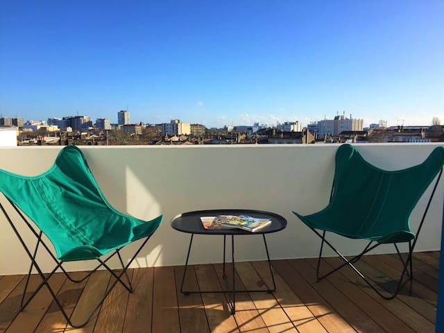 T4 – Family Apartment with terrace Bordeaux