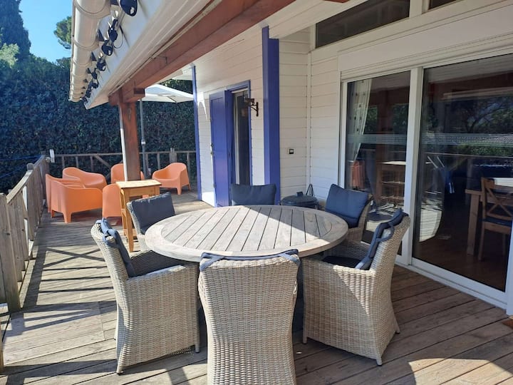 Cottage Californiano T4 Superiore Vicino Alla Spiaggia - Gassin