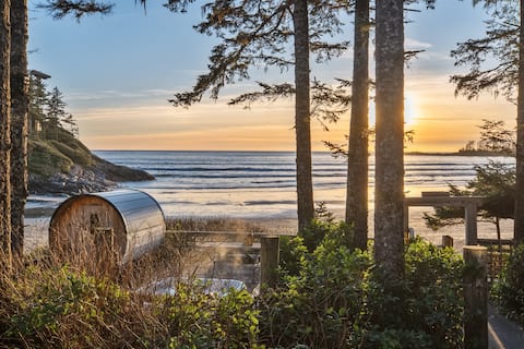 Oceans Edge-Chesterman, Barrel Sauna, Hot Tub, Pet