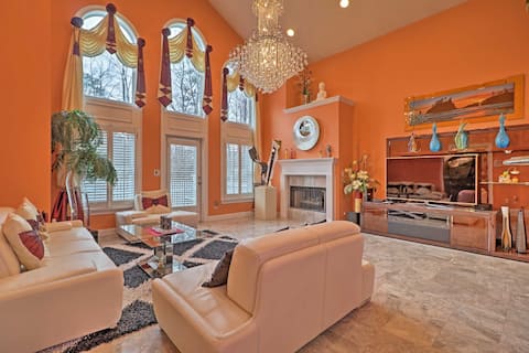 Stunning Duluth Family House w/ Fireplace & Patio!