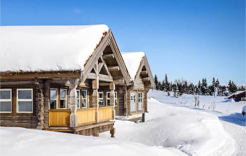 Lovely home in Sjusjøen with sauna