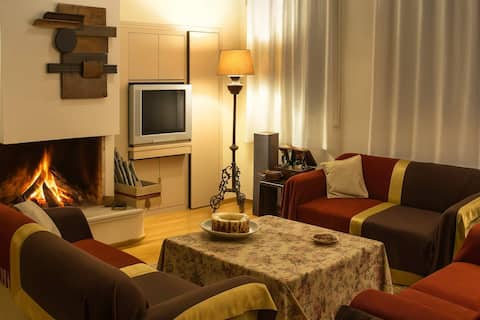 Elegant Stone Mansion in Historic Mystras