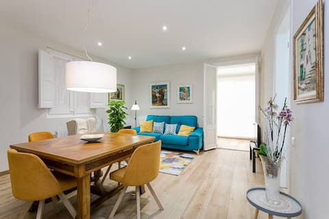 Lovely designed apt connected to center