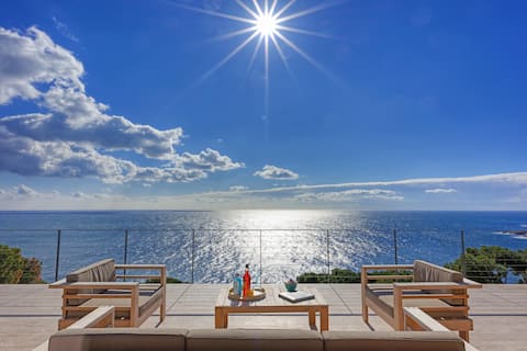 villa tamariu - luxury villa with sea views and pr