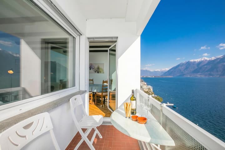 Lake View 2 Bedroom In Porto Ronco - Locarno