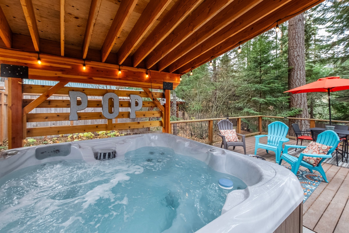 ホットケット222 Peace of Pine-Fenced, Hot Tub, WIFI, Close to Lake - Cabins for