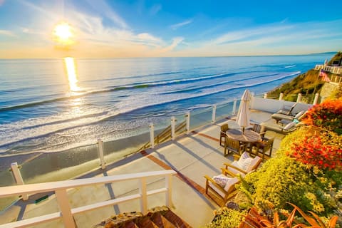 55’ of Ocean Frontage * Private Beach Access * AC