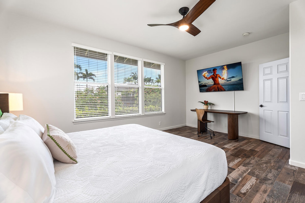 沐浴发光：我们的主要套房沐浴在大自然的辉煌中。