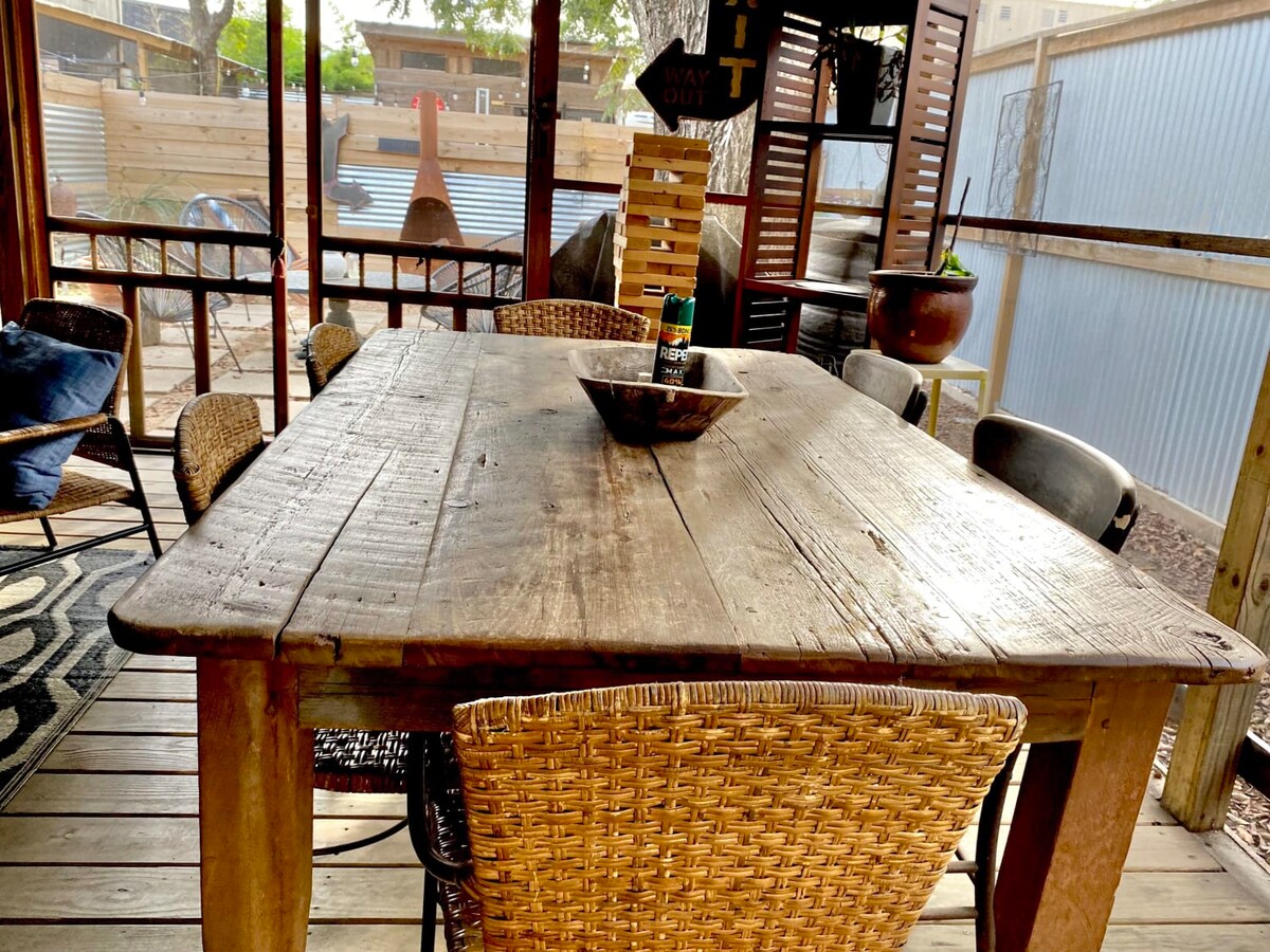 Colorful East Austin Bungalow | Patio | Walkable