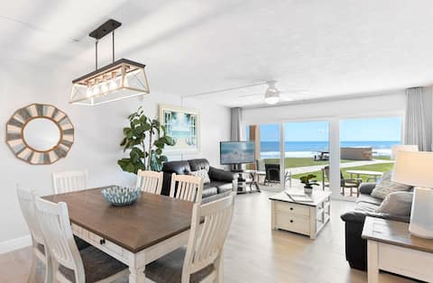 Oceanfront Bliss Pet Friendly Ground Floor Condo!