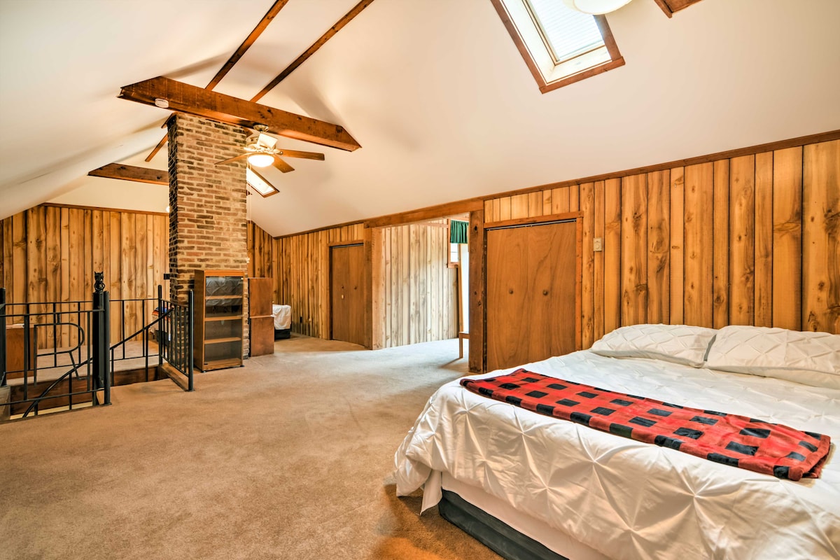 Bedroom 6 (Loft) | 4 Queen Beds | 2nd Floor at Riverside Lodge in Wilcox