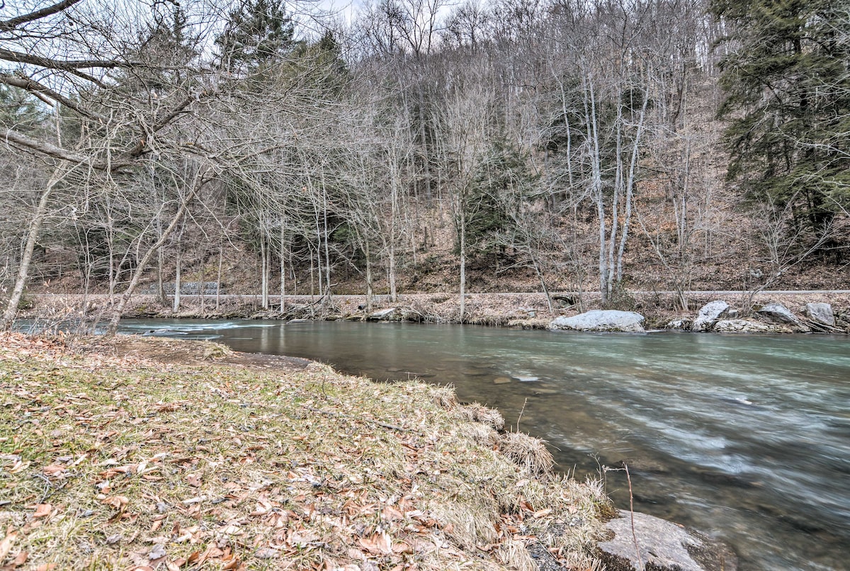 Clarion River at Riverside Lodge in Wilcox