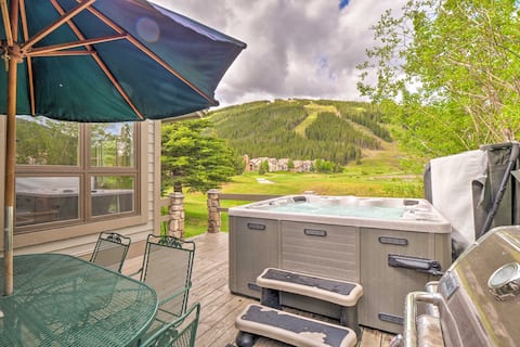 Walk to Ski Lift: Copper Mountain Home w/ Hot Tub