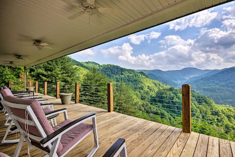 Hot Tub & Mtn Views: Private Blue Ridge Retreat