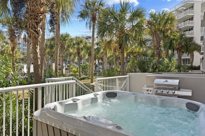 Destin West Heron L-06 ~ Hot Tub & Grill ~ Lanai - 오칼루사 아일랜드