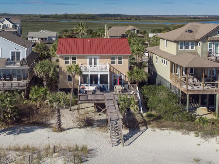 Amazing Oceanfront W/gorgeous Views~ North Bend By The Sea - Folly Beach, SC