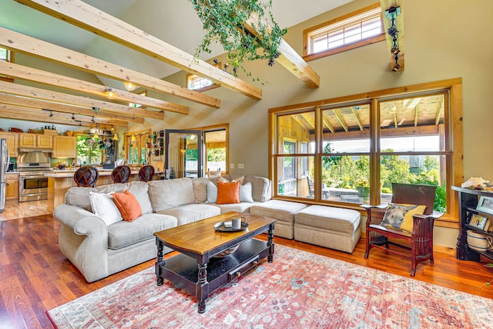 Porch & Countryside Views! Greensboro Home