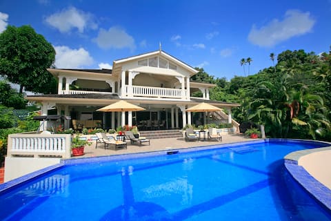 Beautiful 5-Bedroom Villa Ashiana in Marigot Bay